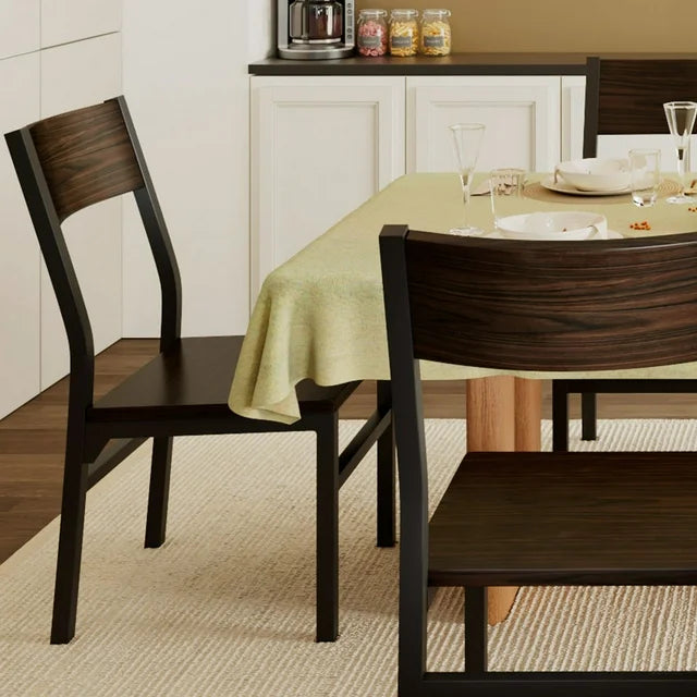 iPormis 35''Tall Dining Chairs Set of 6, Dining Room Chairs with MDF Board & Metal Frame