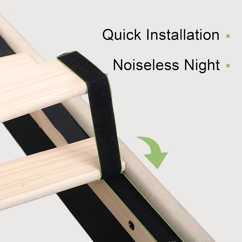 Feonase King Size Bed Frame, Modern Bed Frame with Charging Station