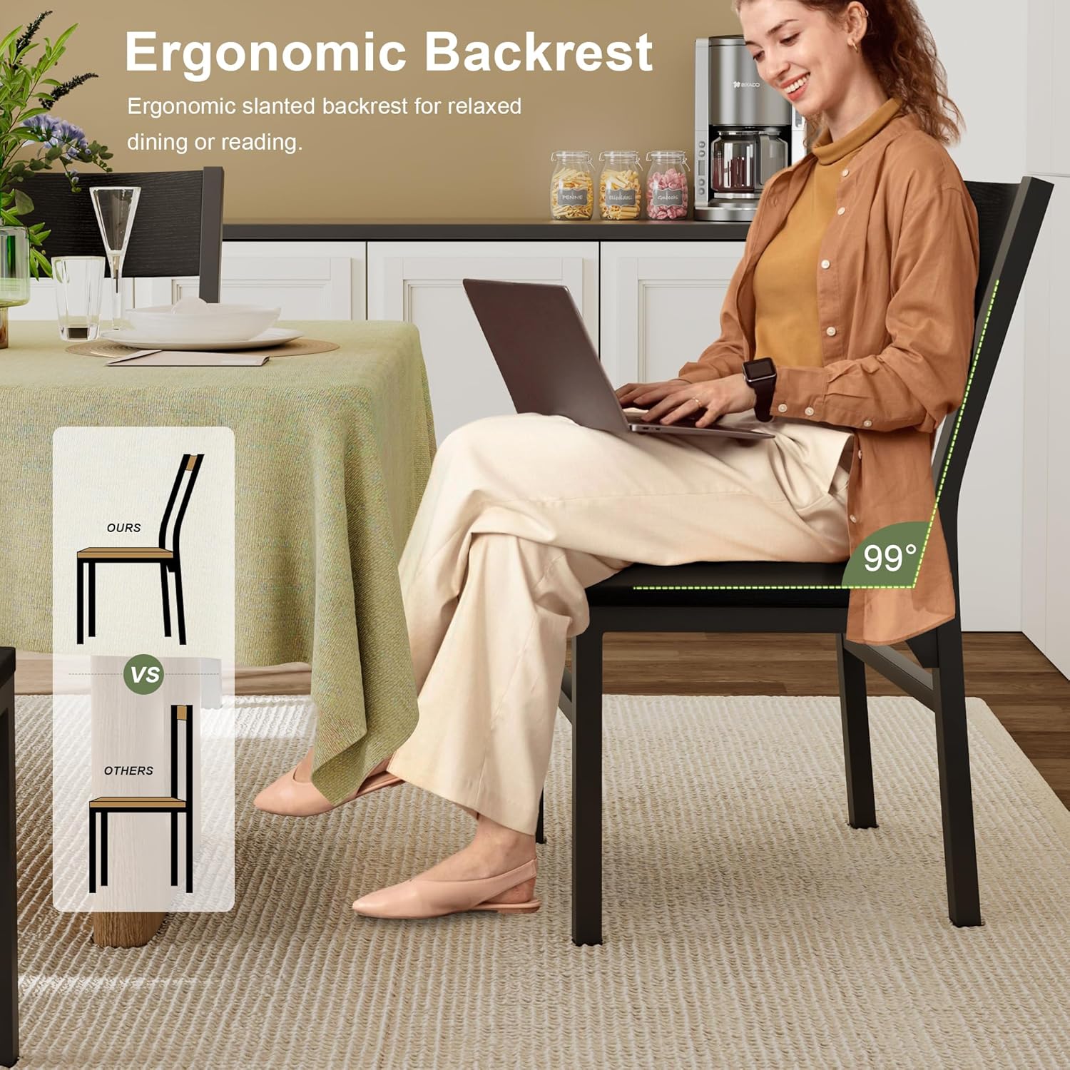 Feonase Dining Chairs Set of 6