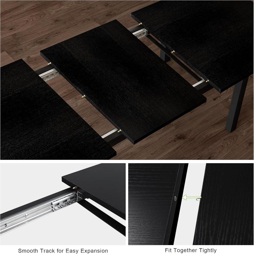 Feonase 5-Piece Dining Table Set for 4-8 People