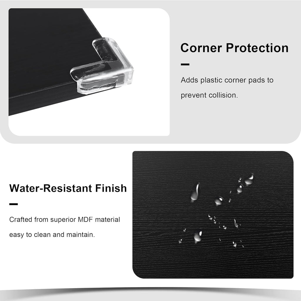 Feonase 5-Piece Dining Table Set for 4-8 People