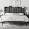 Feonase Bed Frame with Charging Station
