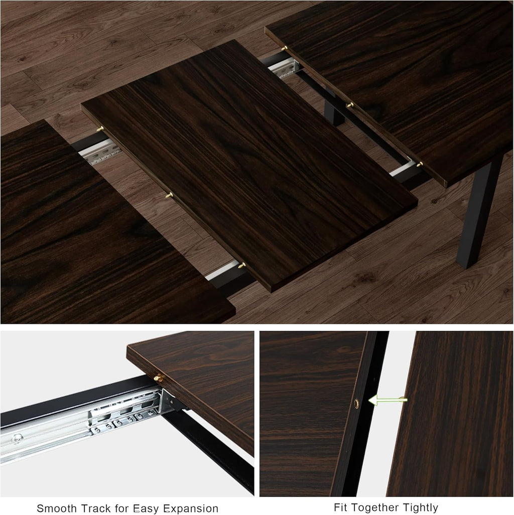 Feonase 5-Piece Dining Table Set for 4-8 People