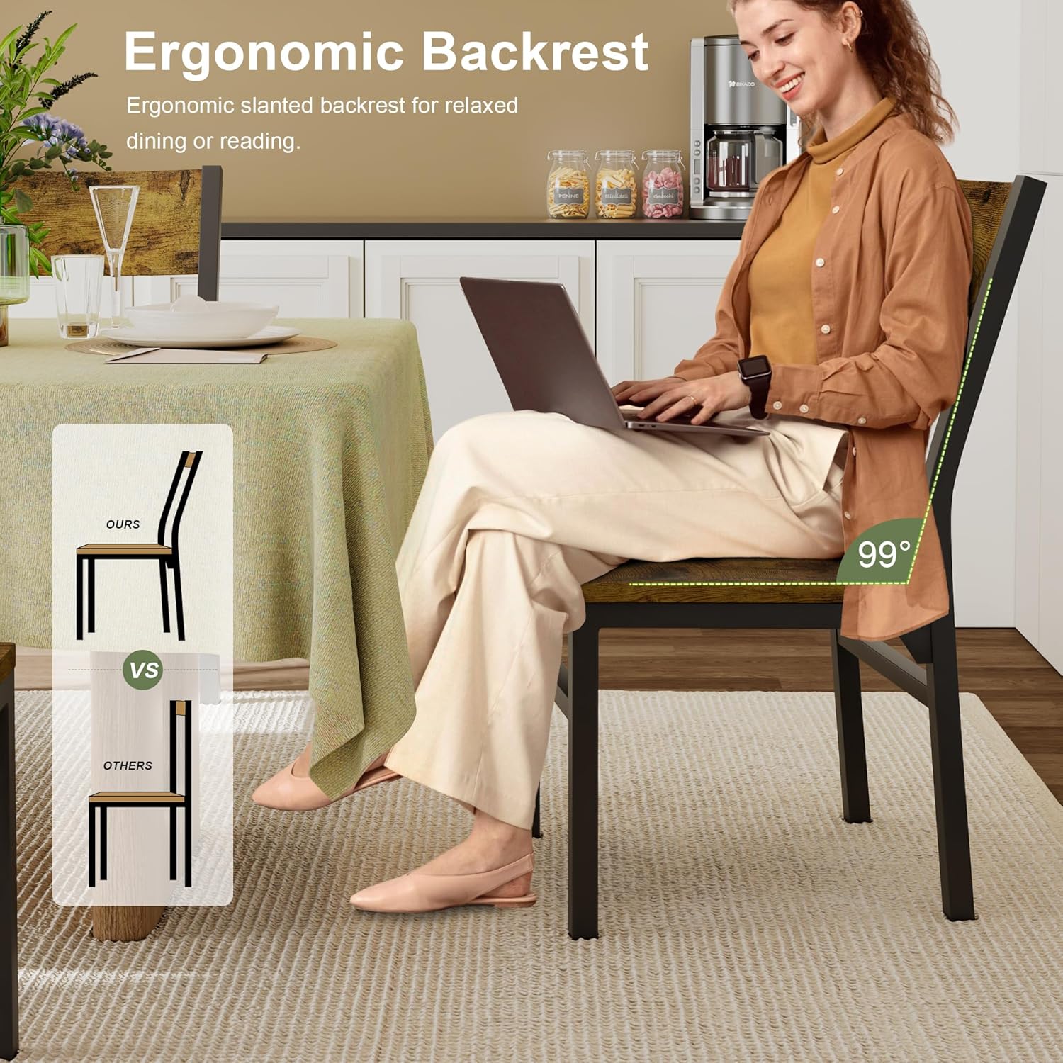 Feonase Dining Chairs Set of 6