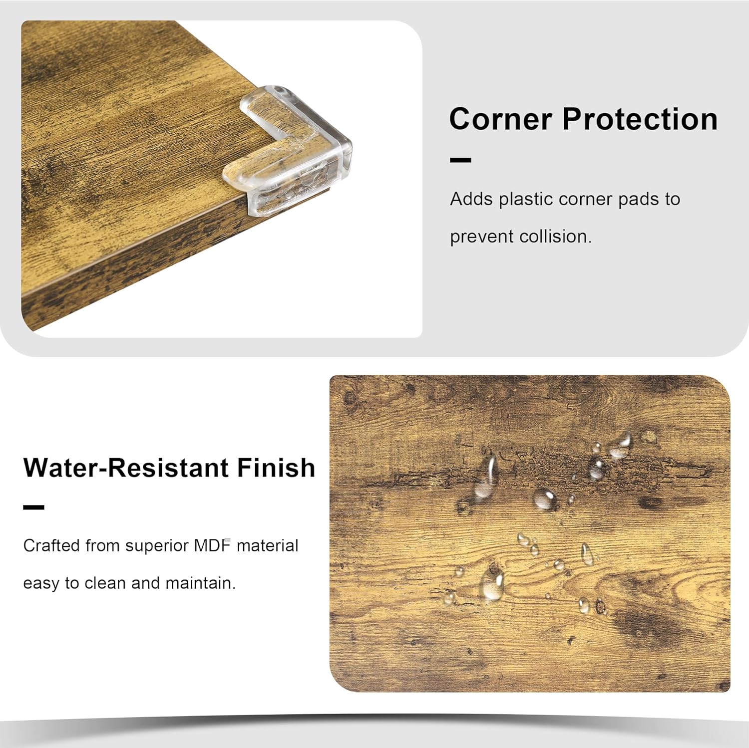 Feonase 5-Piece Dining Table Set for 4-8 People