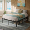 Metal Bed Frame Platform Bed Frame with 6 Mattress Slide Stoppers