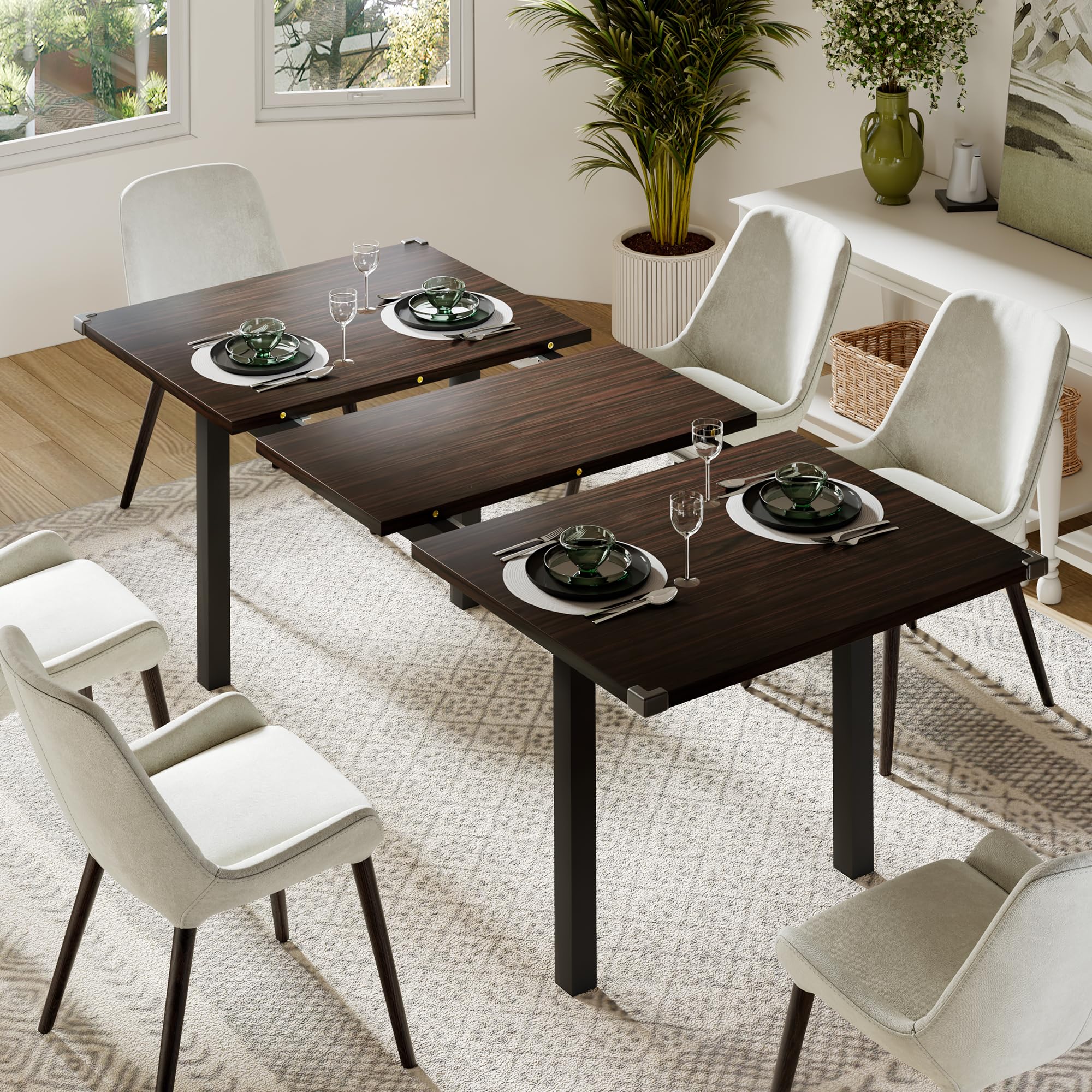 Feonase 63" Extendable Dining Table