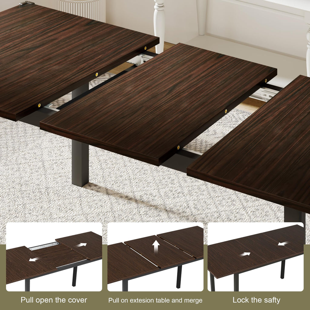 Feonase 63" Extendable Dining Table