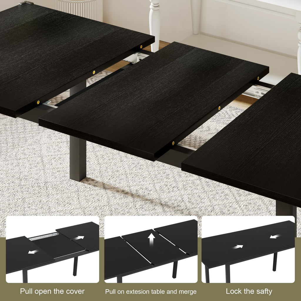 Feonase 63" Extendable Dining Table