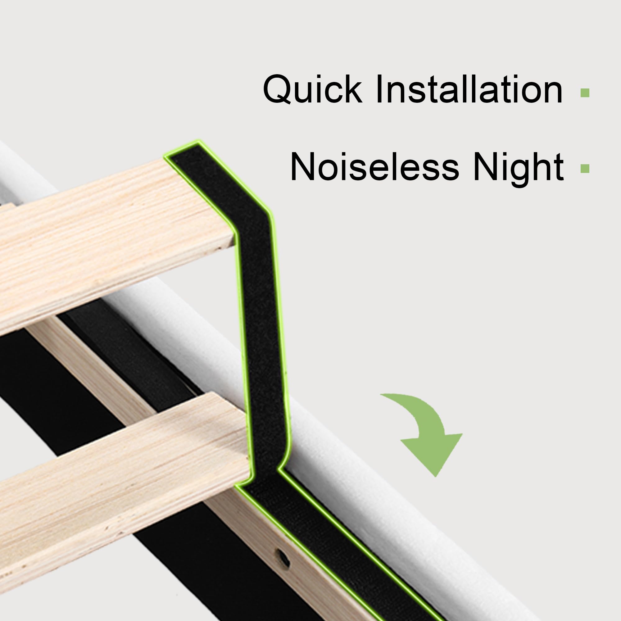 Feonase King Size Bed Frame, Modern Bed Frame with Charging Station