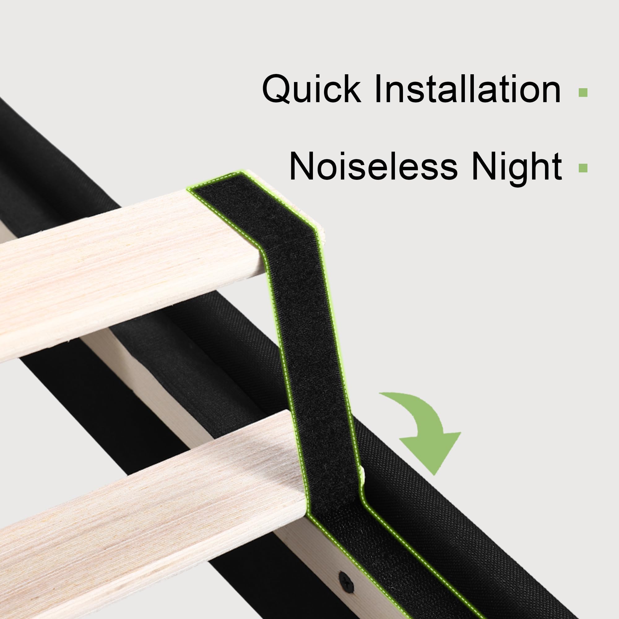 Feonase King Size Bed Frame, Modern Bed Frame with Charging Station