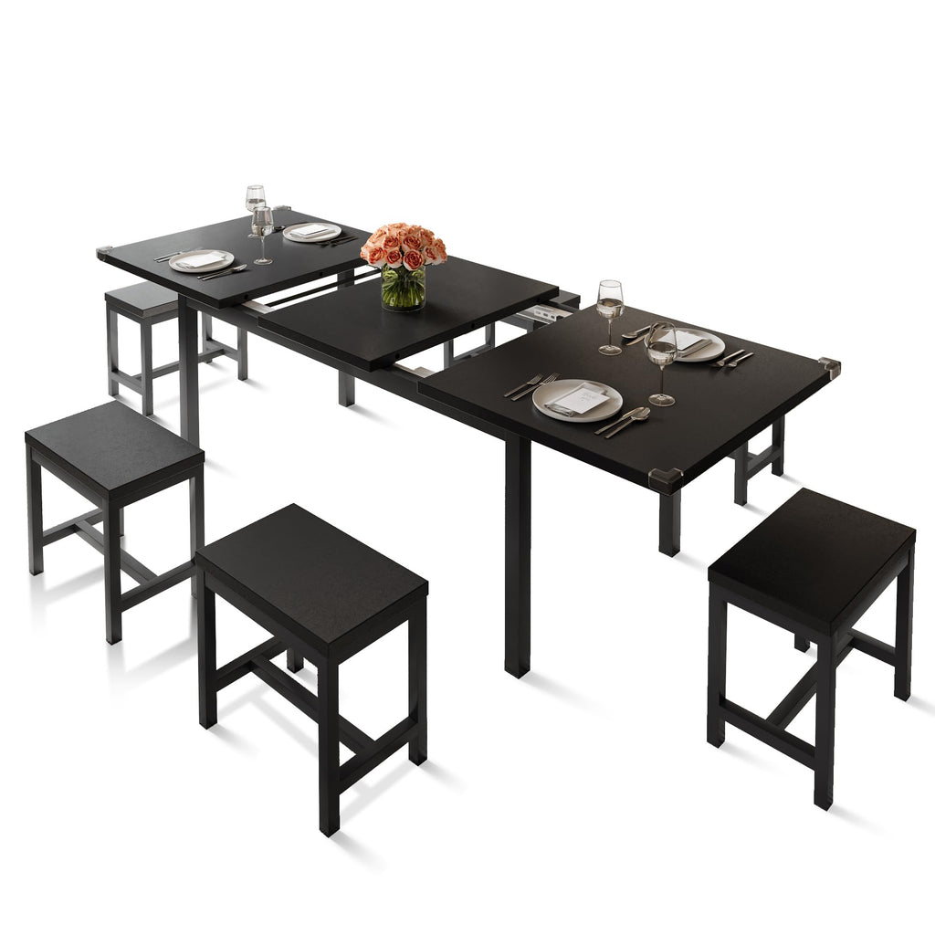 Feonase 7-Piece Dining Table Set for 4-8